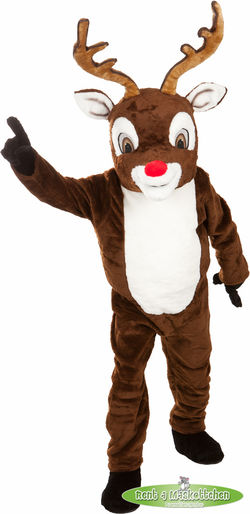 Maskottchen Rentier Rudi